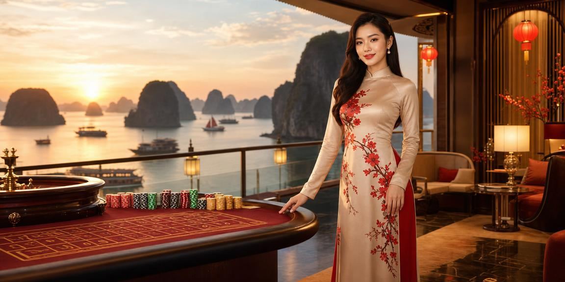 Không khí lễ hội sôi động tại vịnh Hạ Long khi người dùng theo dõi trò chơi trực tuyến